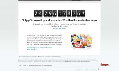 App Store está por alcanzar las 25 mil millones de descargas.