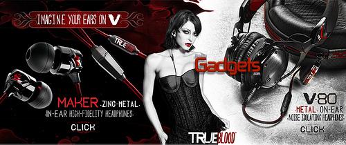 V-MODA Unveils Limited Edition True Blood MAKER Zinc Metal Headphones