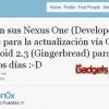 Android Gingerbread 2.3 estar&iacute;a disponible esta semana