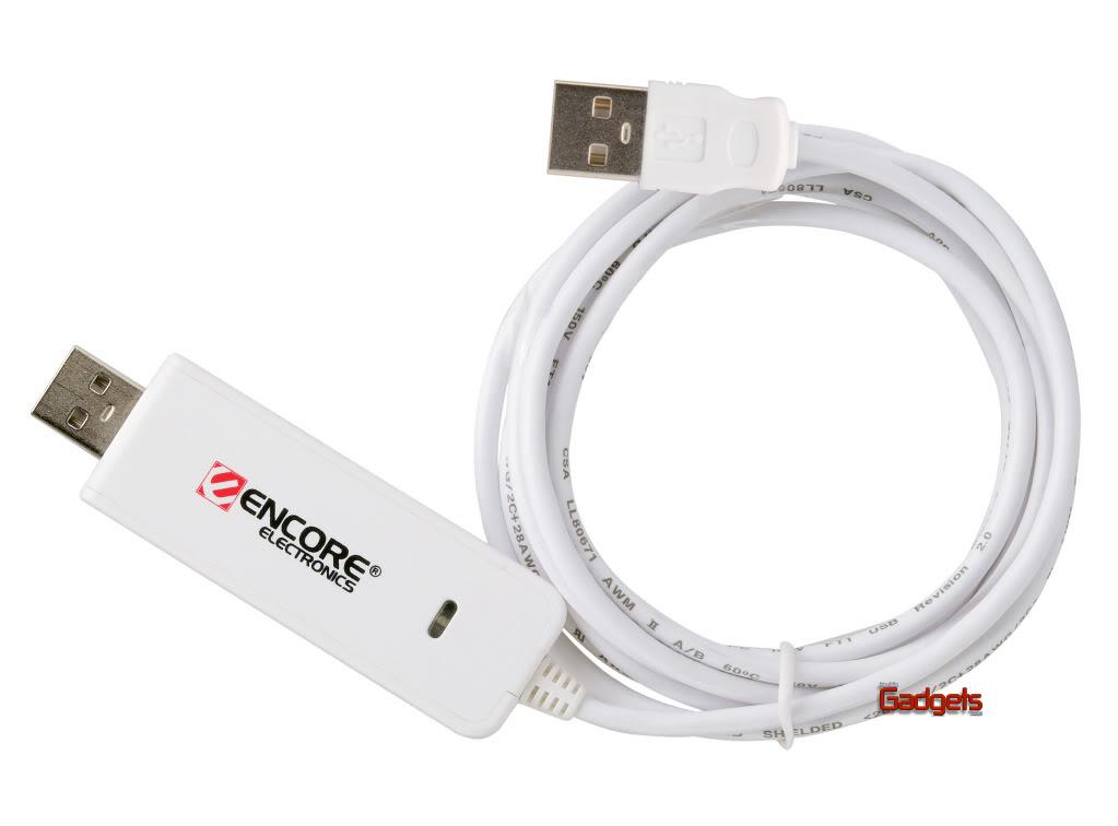 Comparta f&aacute;cilmente sus archivos entre PCs con el nuevo cable ENUFTA-PC de Encore