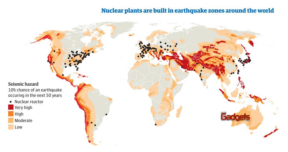 Mapa De Usinas Nucleares