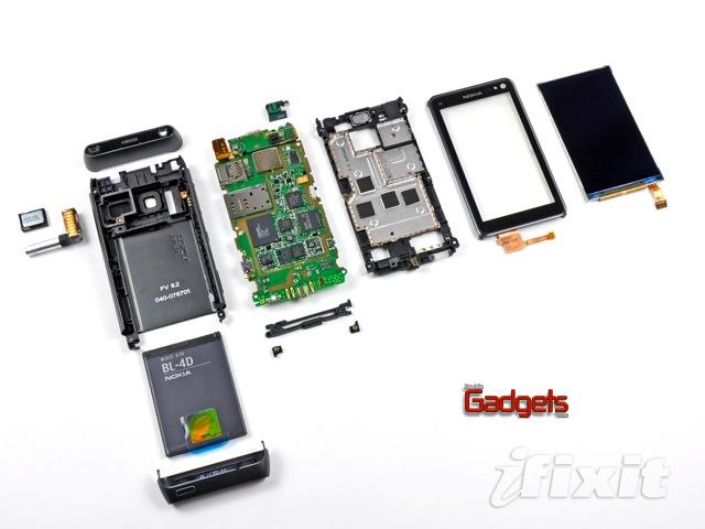 iSuppli valora los componentes del Nokia N8 en 187 d&oacute;lares