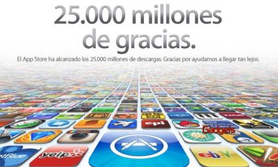 App Store llegó a marca de las 25 mil millones de descargas