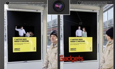 FOTO: Publicidad interactiva, la imagen lo dice todo.