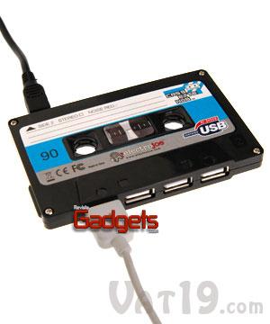 USB Hub en foma de cassete