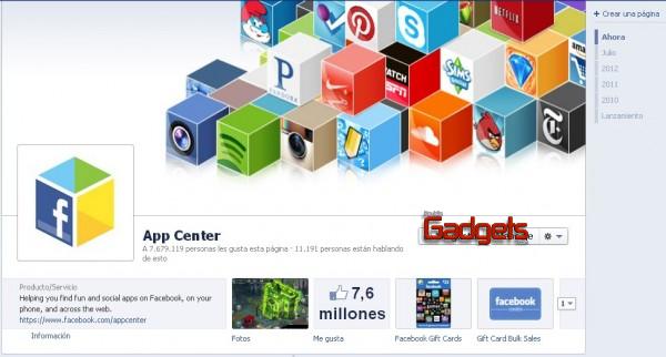 Facebook AppCenter ya disponible en todo el mundo - Revista Gadgets