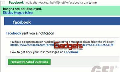 Nueva campaña de spam en Facebook