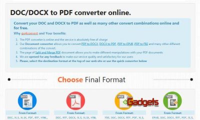 Go4Convert: convertidor gratuito de documentos en línea