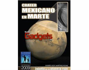 Publican libro sobre cr&aacute;ter mexicano en Marte