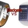 Comparaci&oacute;n r&aacute;pida entre celulares reloj Samsung S9110 y LG GD910