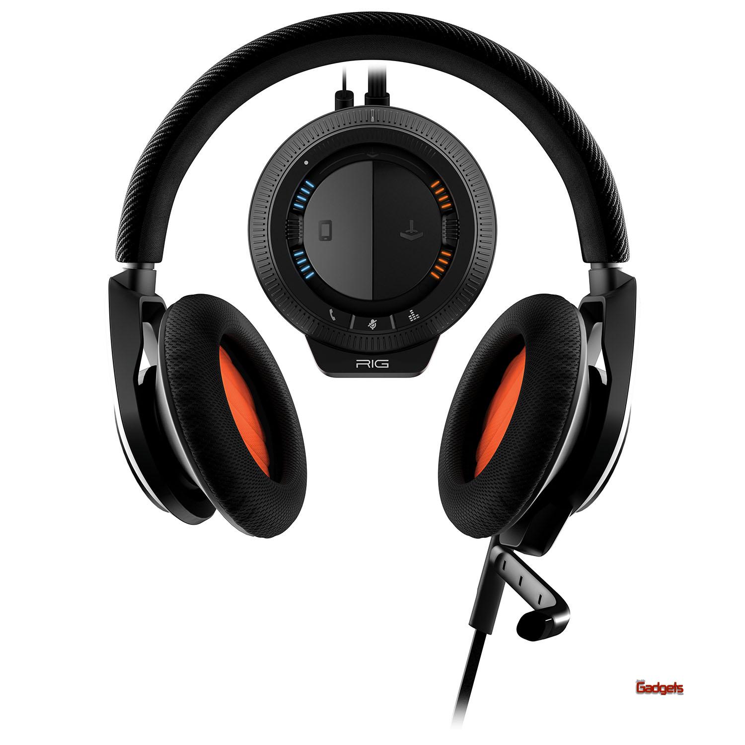 RIG De Plantronics El Auricular Estéreo + Mezclador Para Gamers