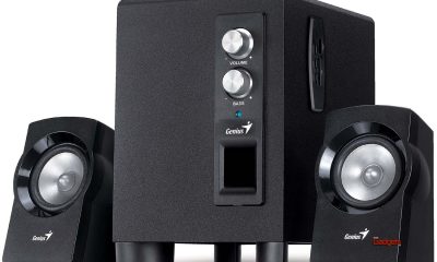 Genius presenta sistema de audio 2.1 con decodificador de MP3