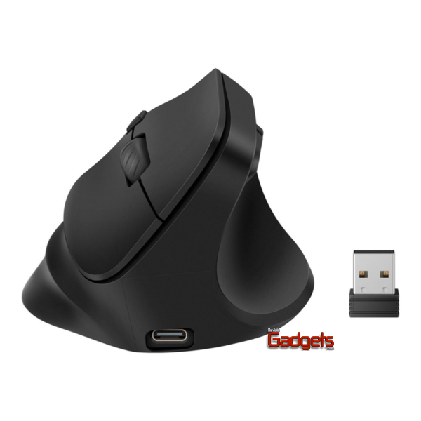 COM-5780 Mouse Bluetooth RF vertical multidispositivo con batería recargable