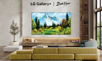 LG Electronics da vida a la creatividad de Bob Ross a través de múltiples formatos, incluido LG Gallery+