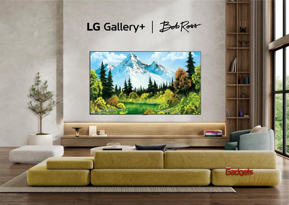 LG Electronics da vida a la creatividad de Bob Ross a través de múltiples formatos, incluido LG Gallery+