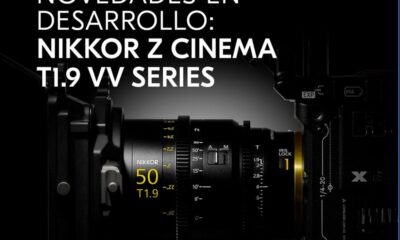 Nikon está desarrollando nueve objetivos cinematográficos para la serie NIKKOR Z CINEMA T1.9 VV